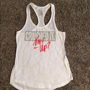 Nike racer back tank top